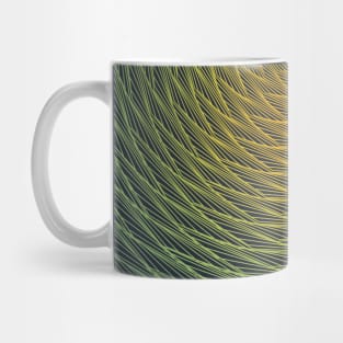 Overlapping Ripples Line Pattern Mug